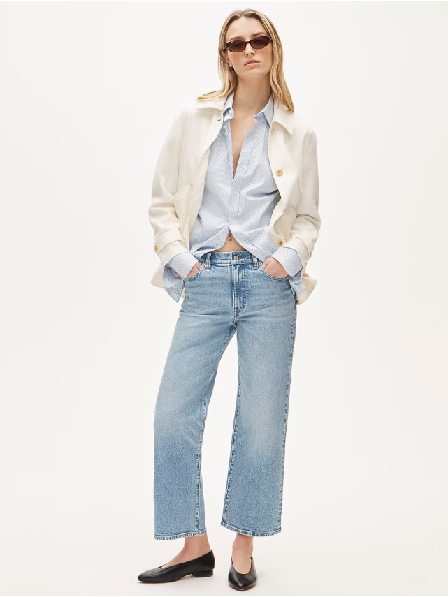 J. Crew Slim-Wide Jean In Semi-Stretch - Eagle Wash